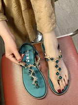 Roman Bohemian Rhinestone Sandals