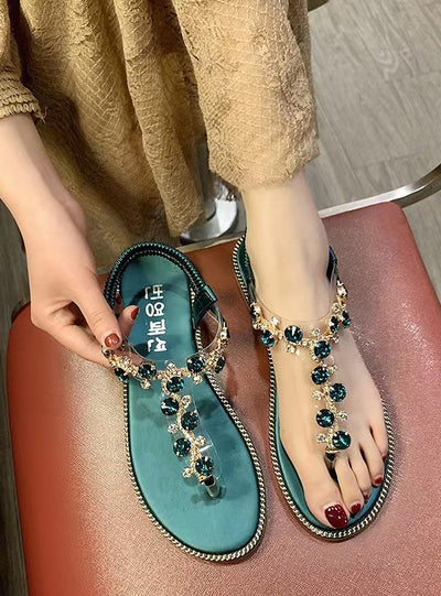 Roman Bohemian Rhinestone Sandals