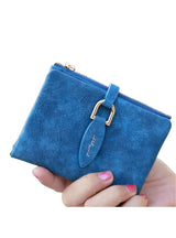 Short Clutch Wallet Vintage Matte Women Wallet 