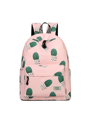Fairy Ball Plant Printing Backpack Women Bookbag 