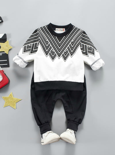 Kids Sport Suits Tracksuit For Boys Hooded Coat