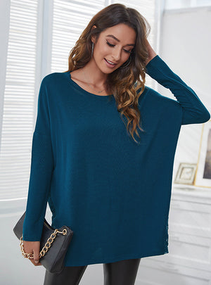 Loose Lace Stitching T-shirt