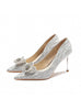 Pointed Crystal High-heeled Shoes