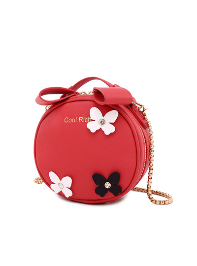 Single Shoulder Slung Bag Mini Round Bag