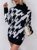 Lapels Medium-length Knitted Sweater