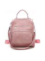 Fashion Retro Zipper Backpack