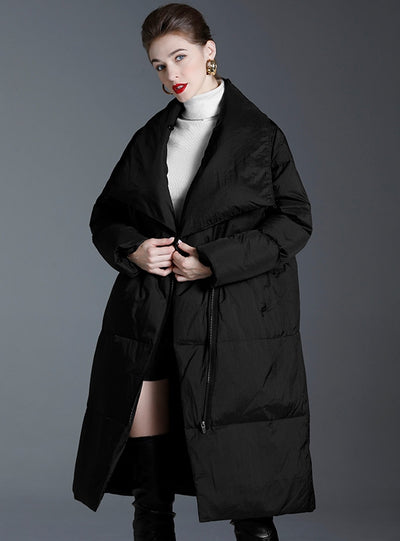 Winter Thickened White Duck Down Coat