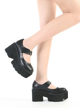 Women's Heart-shaped Buckle Shoes