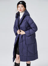 Hooded Slim White Duck Down Warm Coat