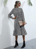 Striped Pullover Long Sleeve Dress