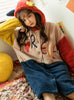 Letter Thickened Coral Fleece Robe Long Nightwear