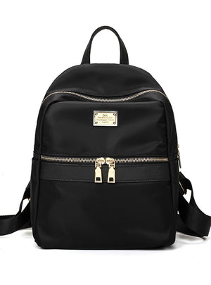 Fashion Black Shoulder Back Bag Preppy Style Backpacks 