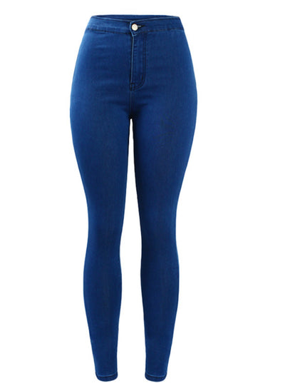 High Waist Skinny Denim Pants Jeans For Women