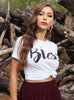 Short-sleeved Letter Print T-shirt