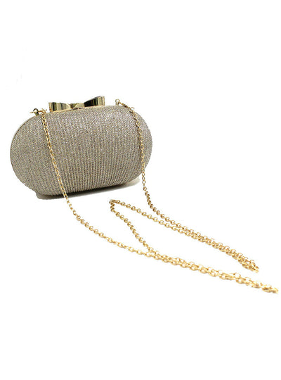 Golden Evening Clutch Bag Women Bags Wedding Shiny