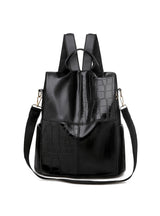 Retro PU Dual-purpose Backpack