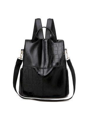 Retro PU Dual-purpose Backpack