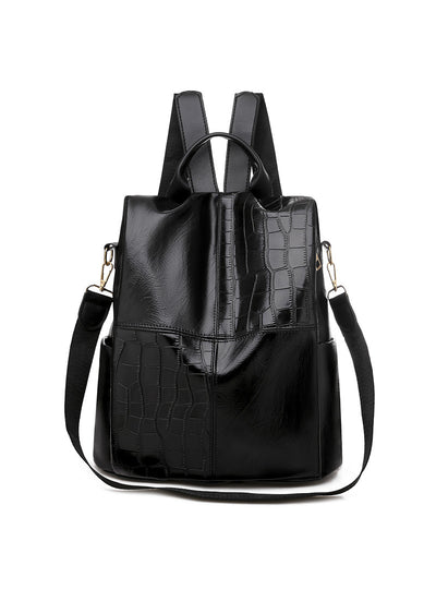 Retro PU Dual-purpose Backpack