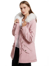 Fur Collar Loose Winter Cotton Coat