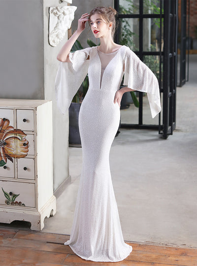 Sequined Fishtail Banquet Party Dress
