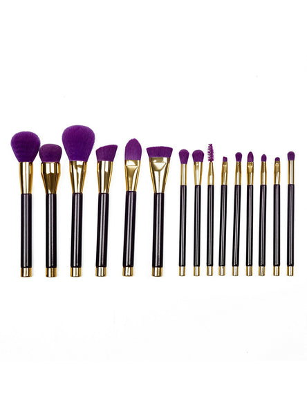 15Pcs Makeup Brush Set Powder Foundation