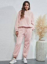 Loose Letters Padded Plush Suit