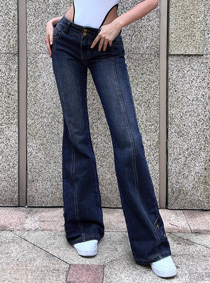 Women High Waist Jeans Pant