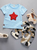 Boys Set 2 Pcs Cartoon Kids Cotton Cute Stars