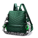 Embroidered Oxford Casual Backpack