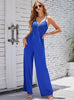 Sexy Backless Sleeveless Straight Lace Jumpsuit