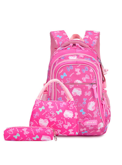 Student Backpack Sweet Printed Three-piece Set