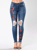 Stretch Pencil Female Bottom Elastic Denim 
