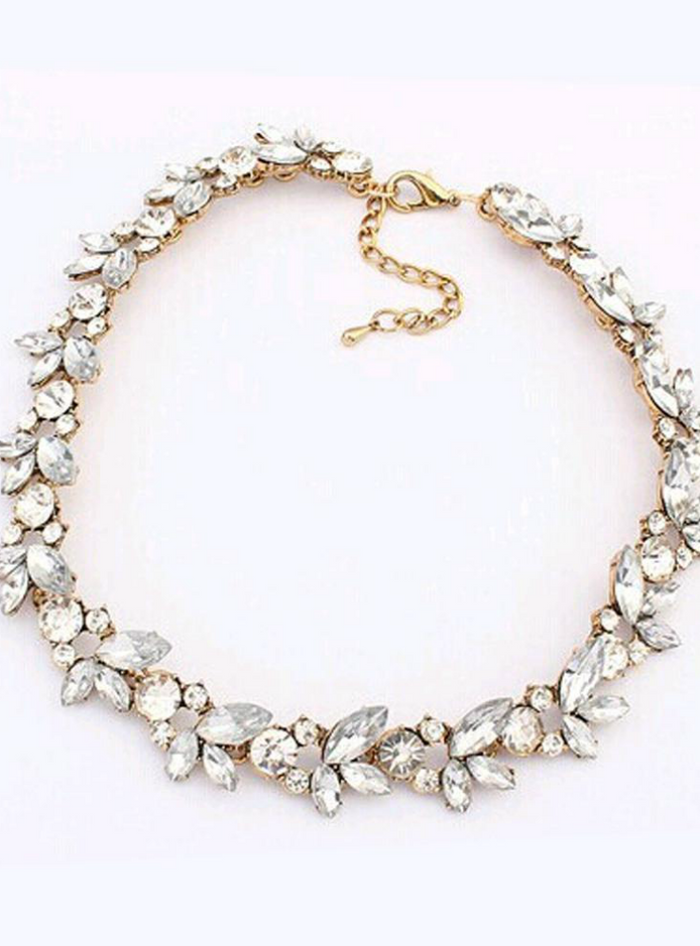 Accessories Bohemia Style Crystal Flower Choker