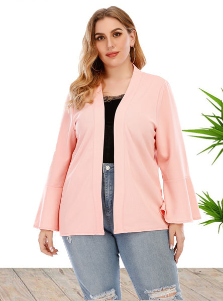 Trumpet Sleeve Long Sleeve Coat