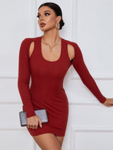 Sexy Long-sleeved Silm Dress