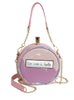 Small Round Bag Slung Wild Girl Chain PU Bag
