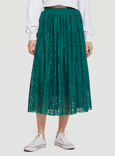 Lace Skirt Slim Elastic Waist Dress Skirt