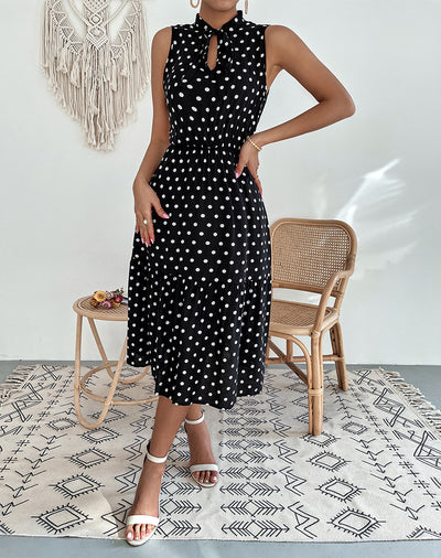 Wave Point Sexy Long Dress