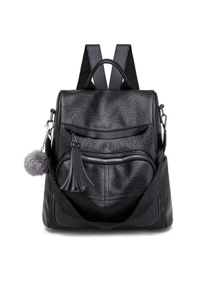 Soft PU Retro Travel and Leisure Backpack