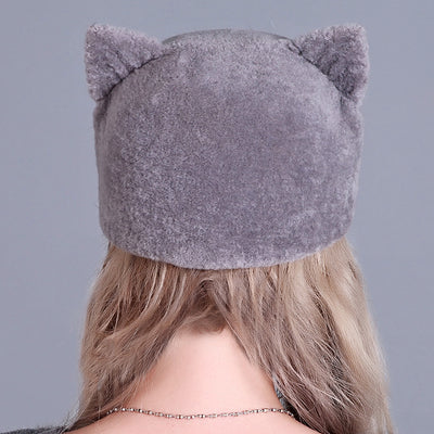 Cap Whole Skin Sheep Shearing Warm Ear Protection