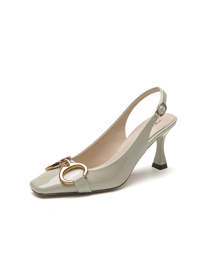 Word Head Back Empty Single Shoes