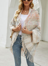 Cape Sweater Tassel Cardigan Cloak