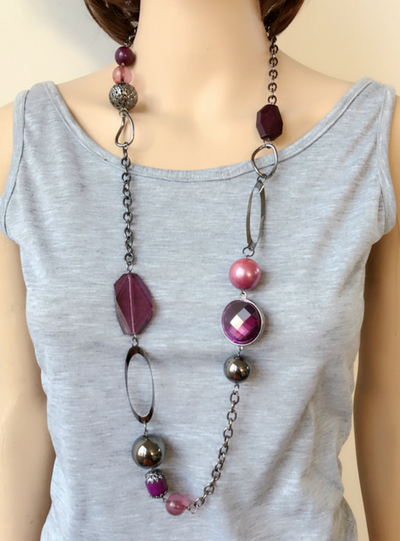 Long Bohemia Style Fashion Necklace