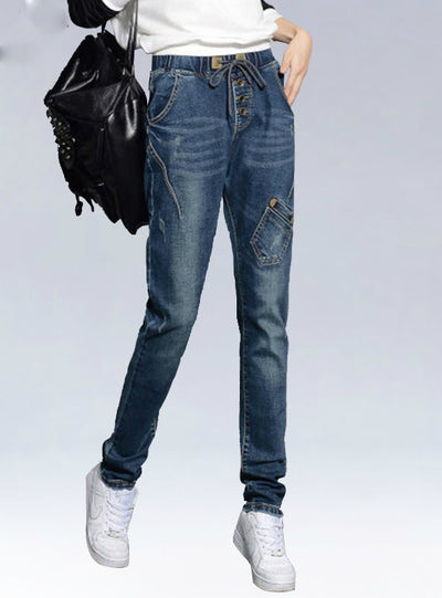 Boyfriend Harem Jeans for Women Skinny Jeans 