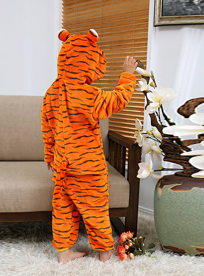 Christmas Pajamas Kids Boys Girls Pijama Tiger 