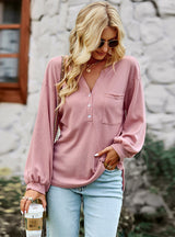Loose Knit Shirt Solid Color T-shirt