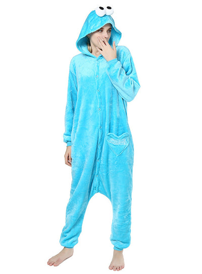 Flannel Cartoon Animal Conjoined Sesame For Men Women