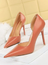 Shallow Pointed Hollow Shoes