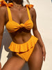 Tether Bow High Waist Beach Bikini