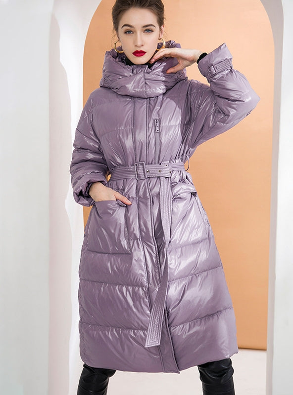 Women's Glossy Surface Down Jacket